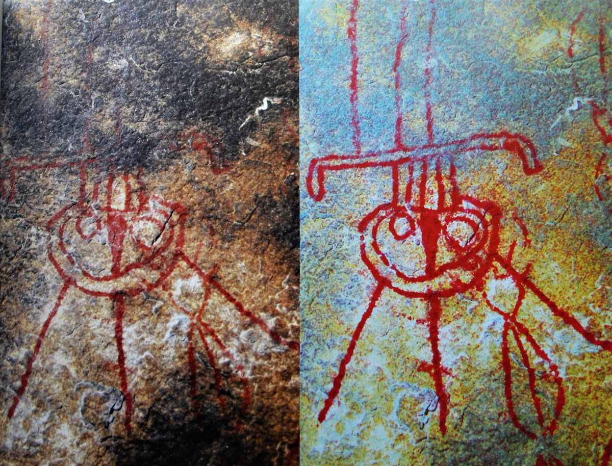 Rock art in the Shitalama shelter India