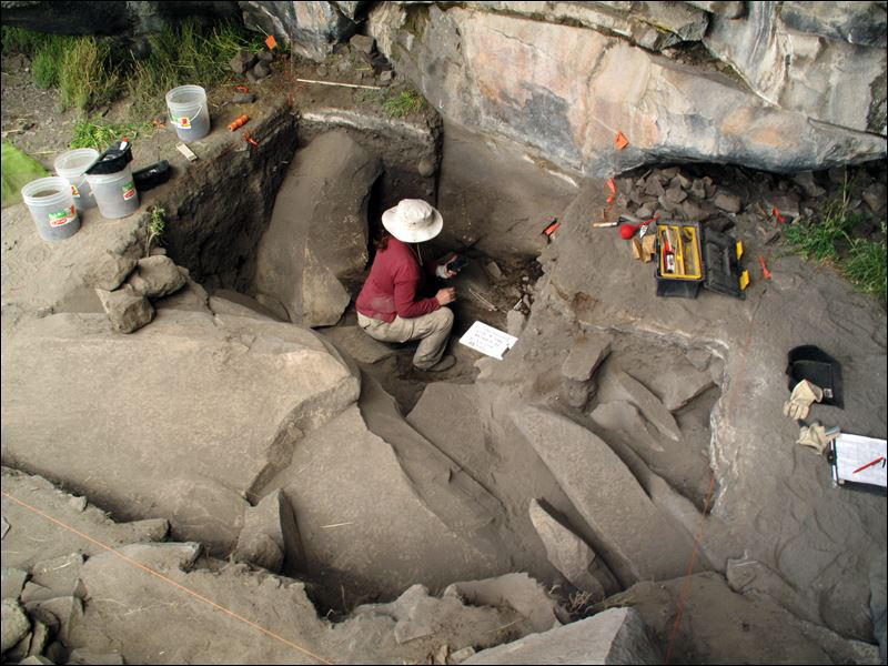Cuncaicha rock shelter in the Peruvian Andes