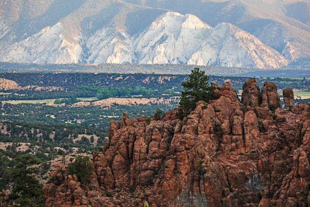 Browns Canyon and the upper Arkansas River Valley in Colorado