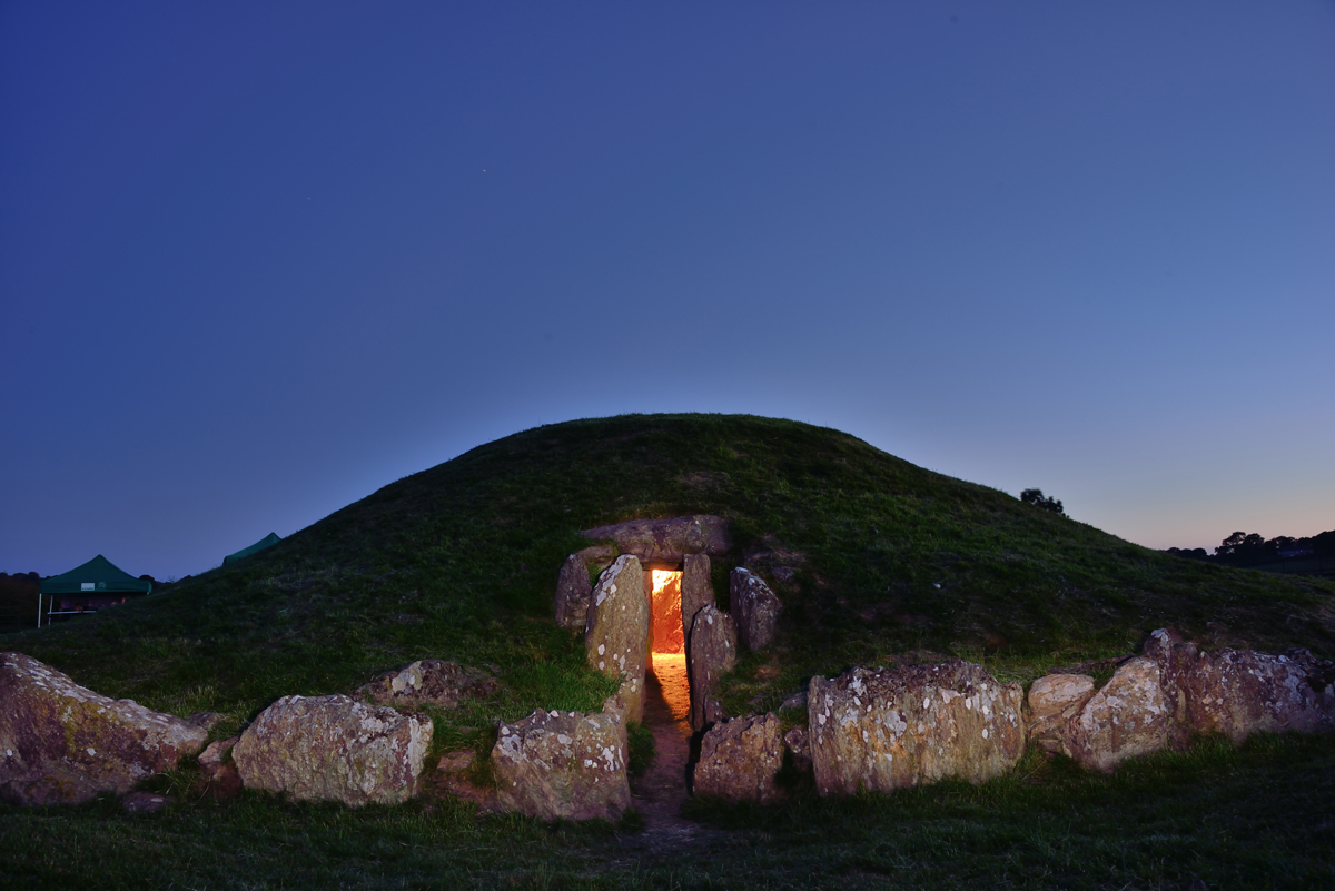 Bryn Celli Ddu at Dusk. Wales