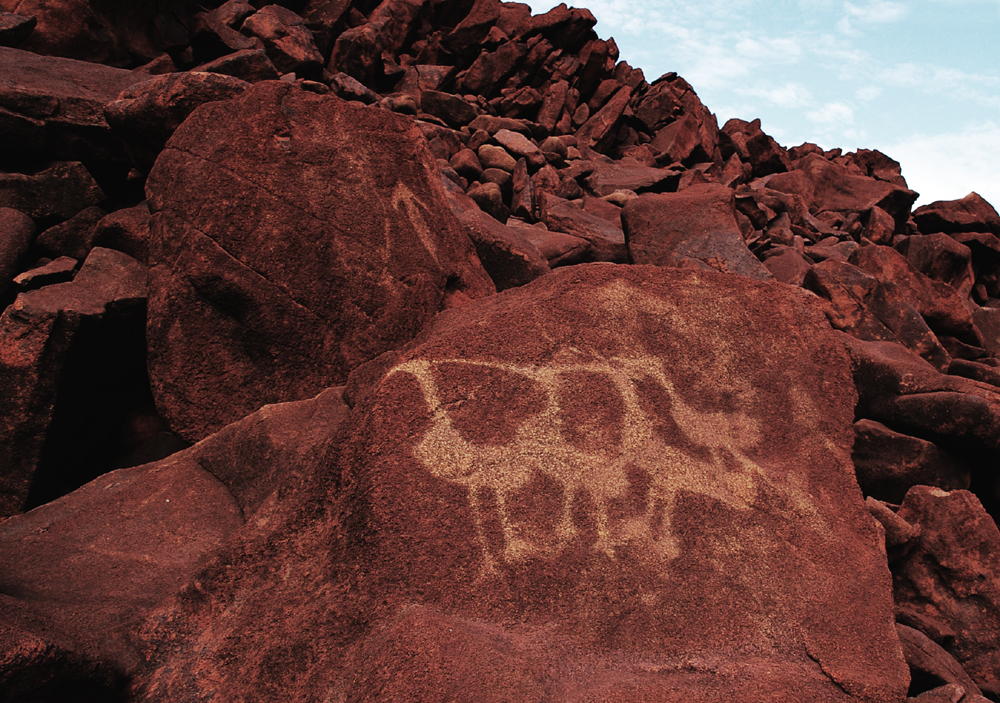 Dampier rock art in Australia