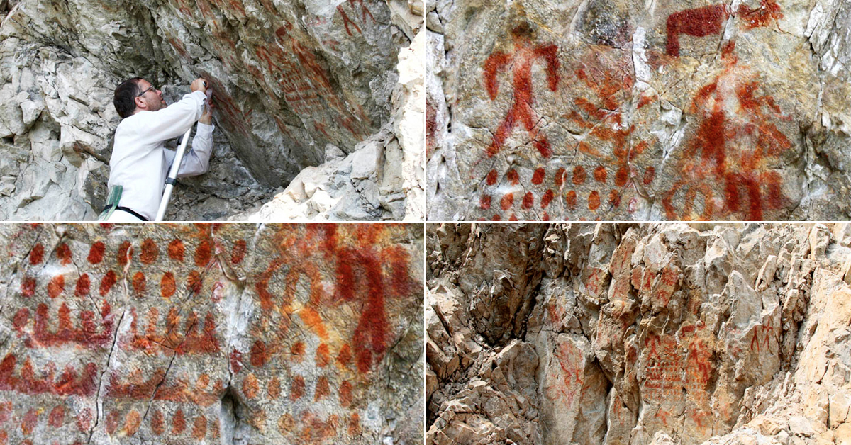 Rock art in Siberia