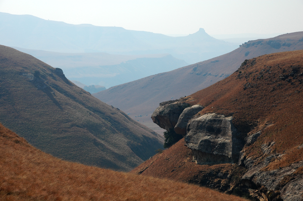The Drakensberg Mountains of South Africa