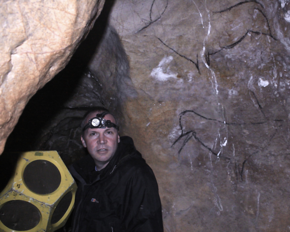 Dr Rupert Till at Chimeneas Cave