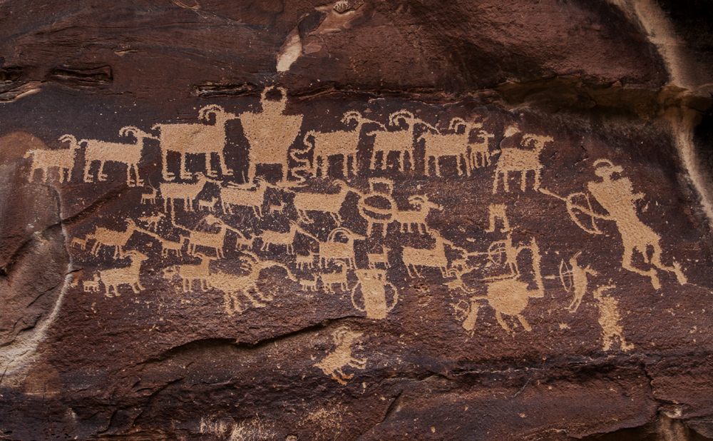 Rock art of Utah in the 9 Mile Canyon