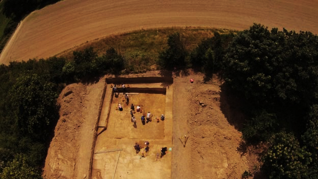 Ice Age Island project  at Les Varines site in the south east area of Jersey