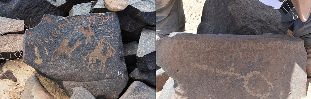 Discovery of rock art in the Black Desert of Jordan