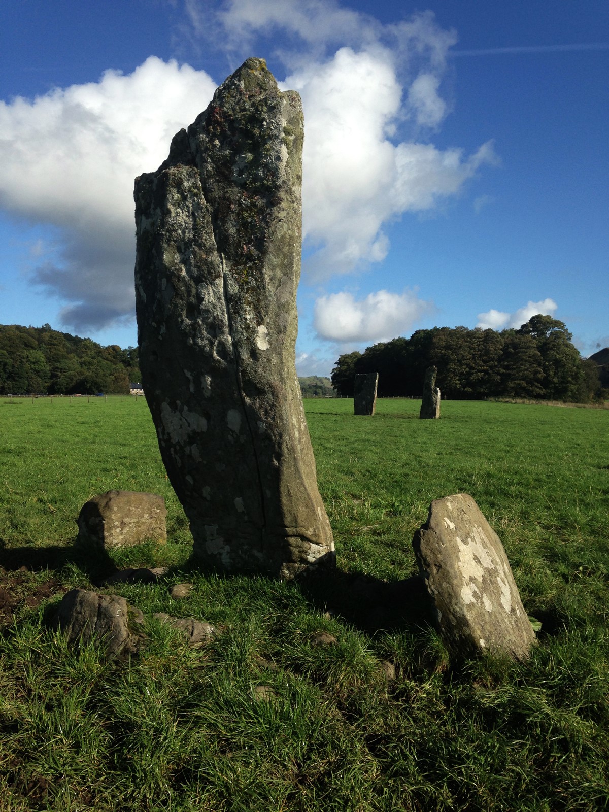 the Nether Largie standing stones - Kilmatin Gen in Scotland