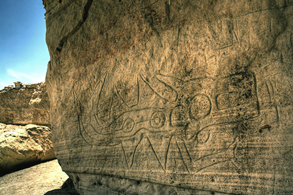 Rock Art Carvings Petroglyps Peru