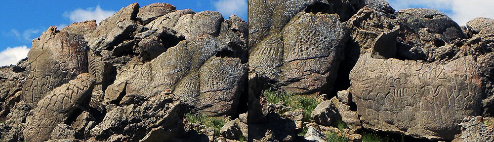Petroglyphs in Nevada, United States