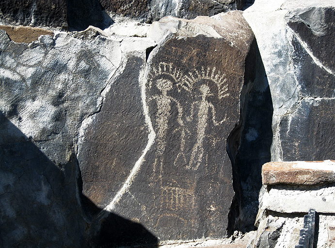 Rock art from the Oregon Territory, United States