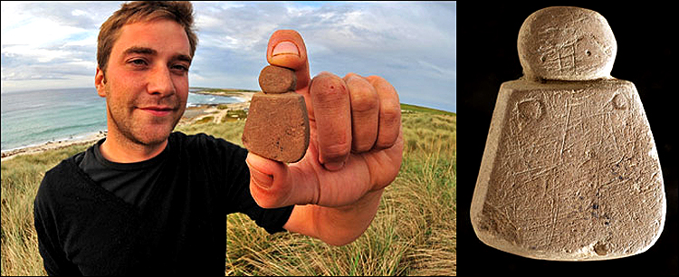 Westray Wife carved figurine from the Orkneys