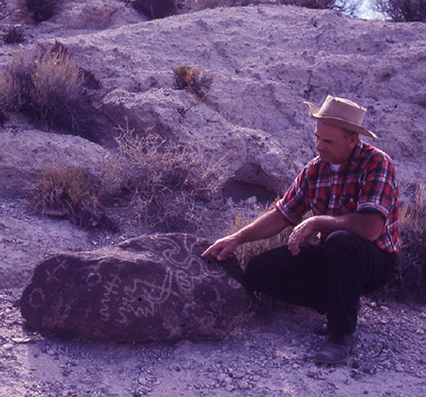 Rock Art Petroglyph Carvings Nevada America