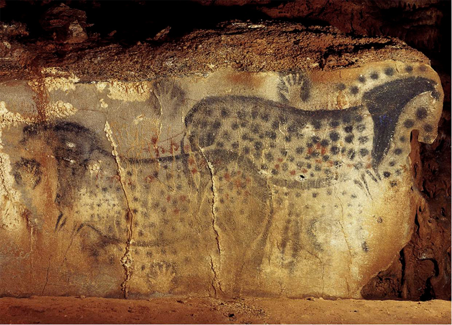 Pech Merle Horses Cave Art Paintings