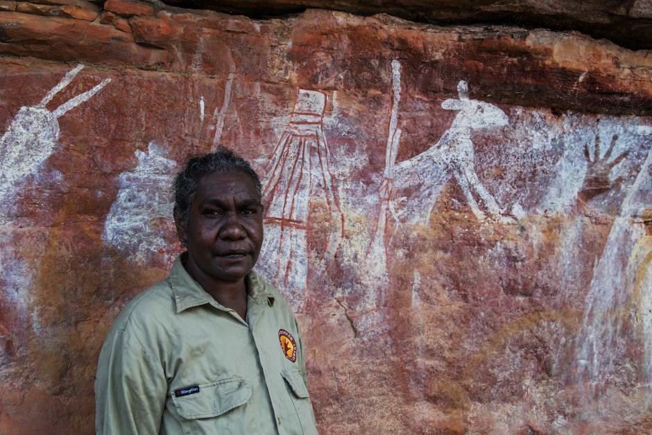 Aboriginal rangers discover rock art sites in Arnhem Land, Australia