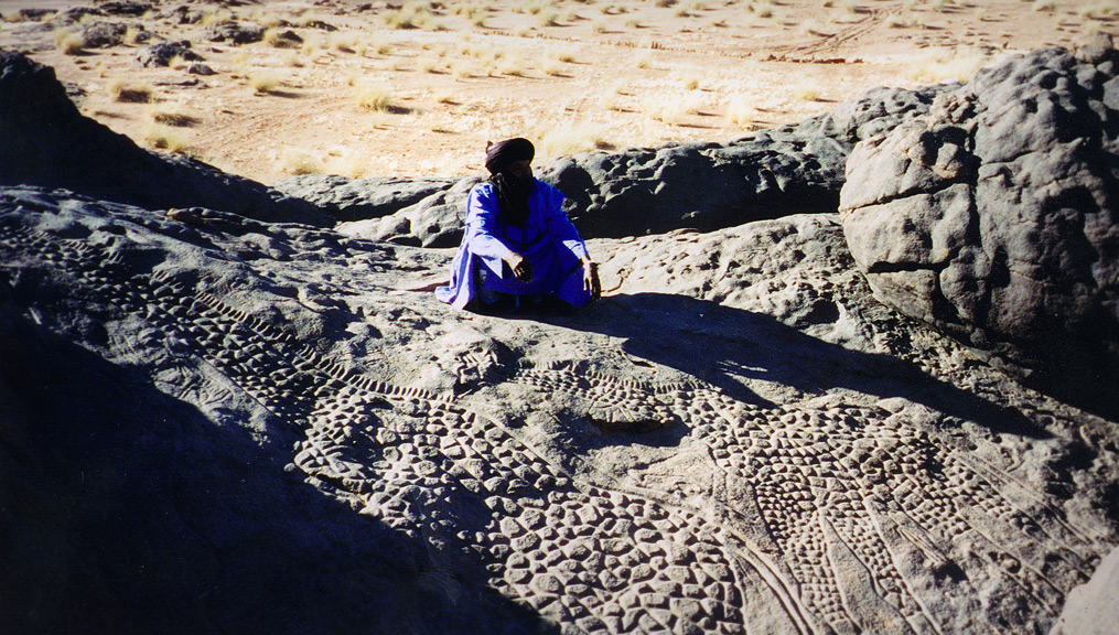 Tuareg guide for the Dabous giraffe carvings