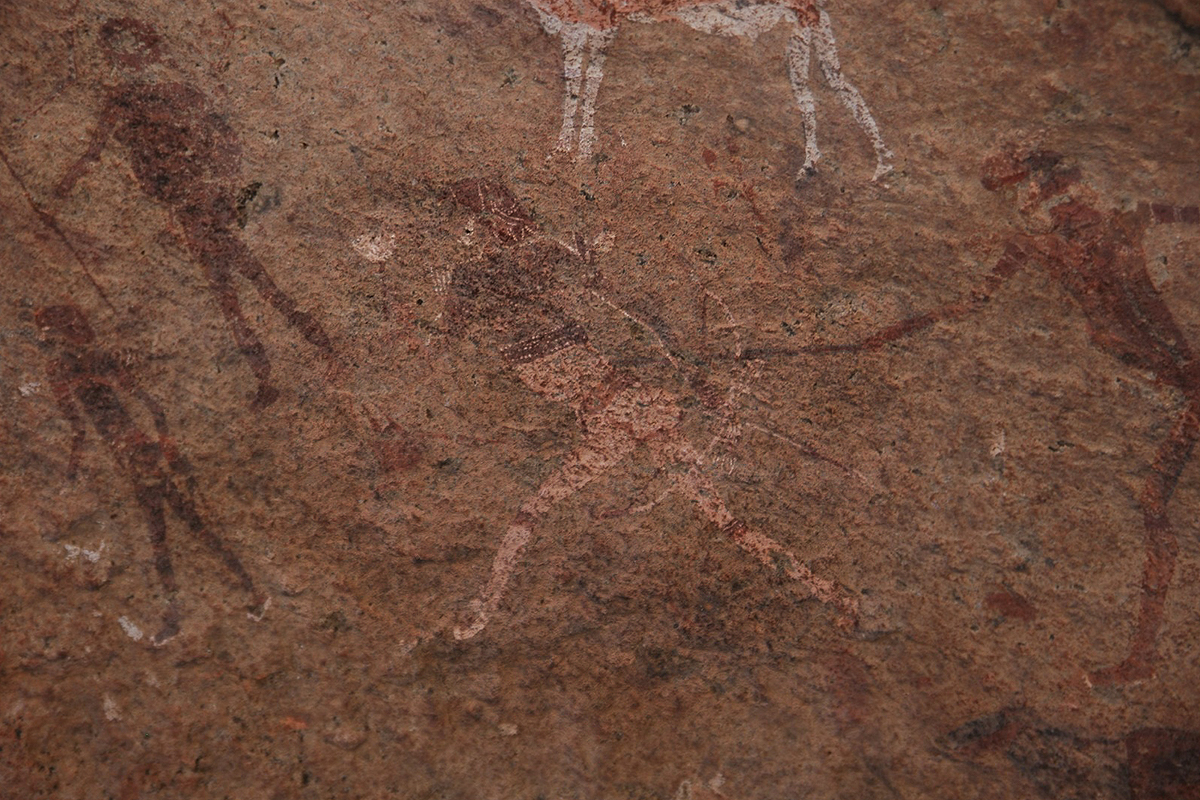 White Lady of Brandberg, Namibia rock art, Africa