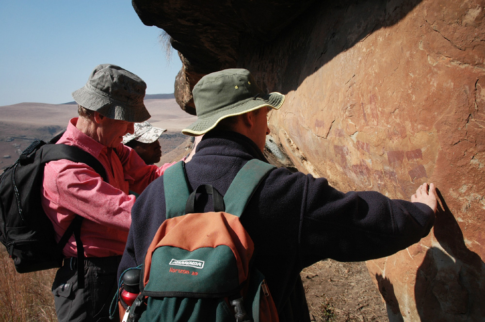 Drakensberg Mountains and rock art