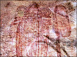 australian rock art paintings