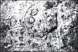 Rock Art No.2 site in Cangyuan county Yunnan Province