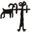 coso rock art hunters and sheep