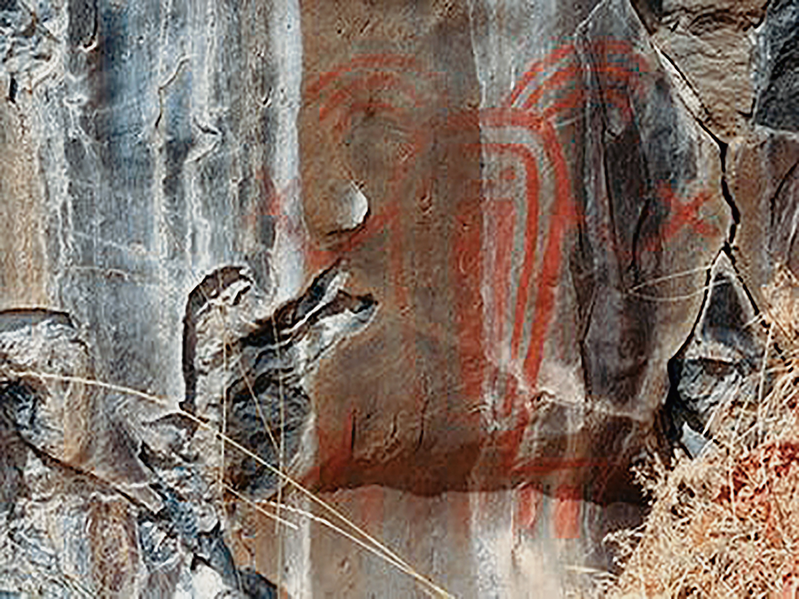 Oregon Territory America Rock Art Petroglyphs Pictographs