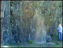 Oregon Territory America Rock Art Petroglyphs Pictographs
