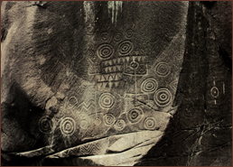 Rock Art Petroglyphs Coral Island Santa Catarina