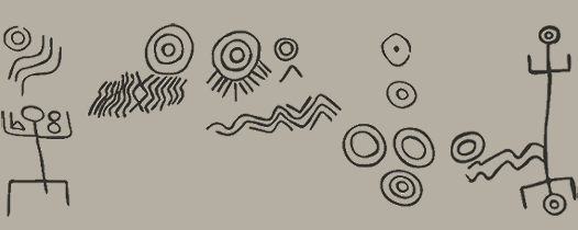 Rock Art Petroglyphs Coral Island Santa Catarina