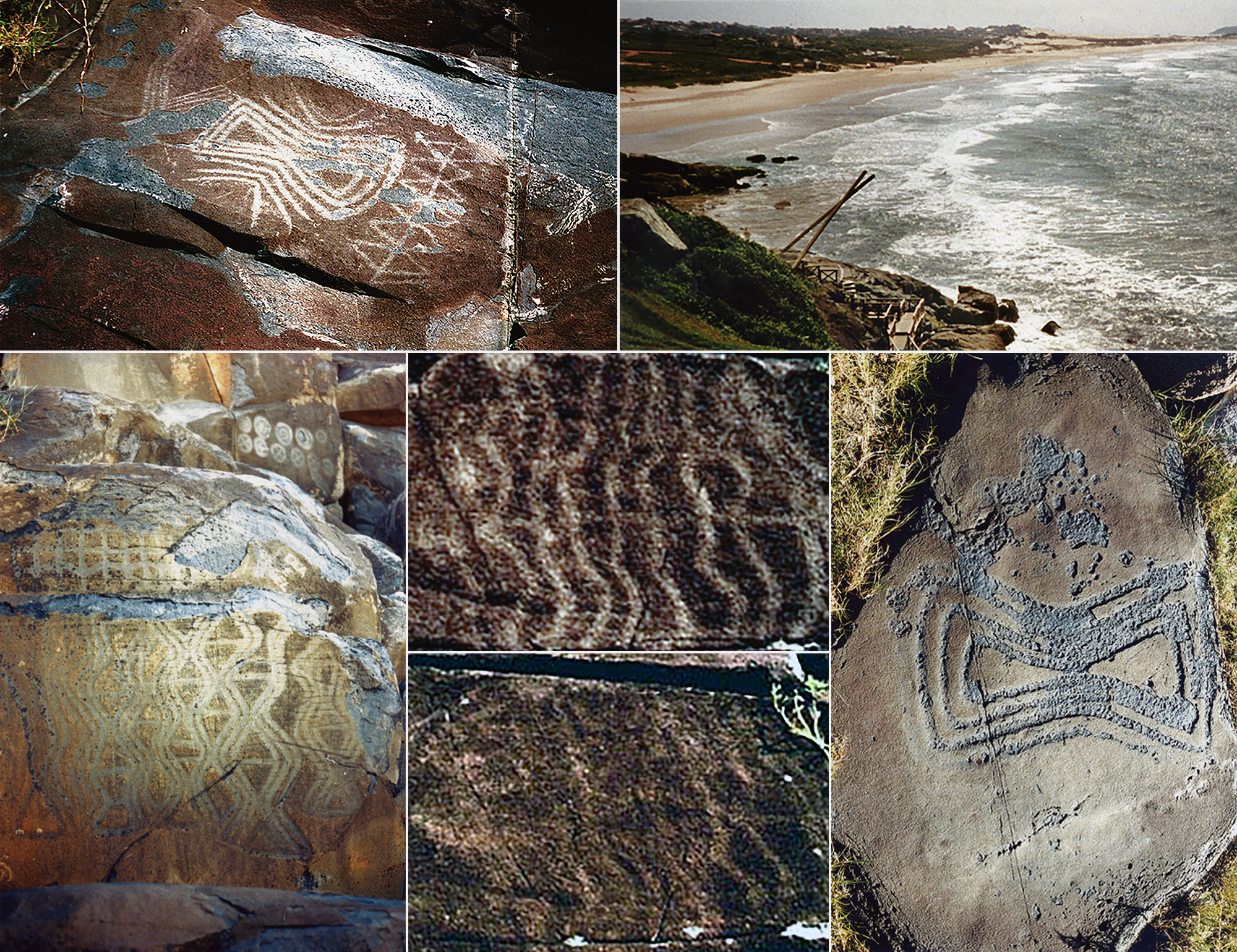 Rock Art Petroglyphs Santinho Santa Catarina