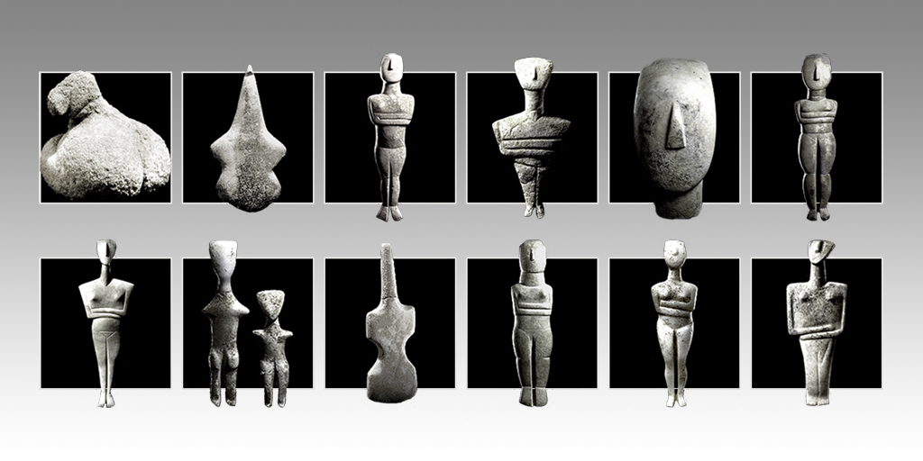 female cycladic figure