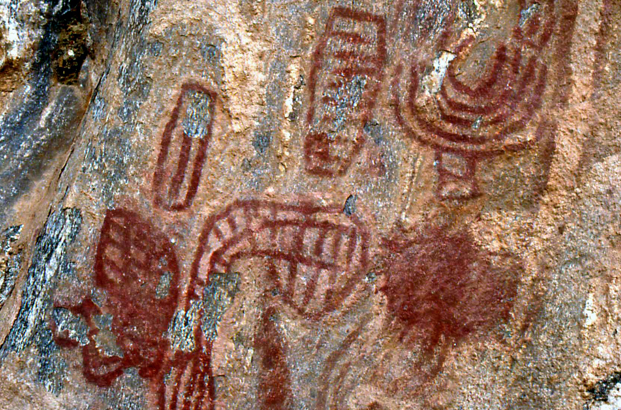 Bradshaw Foundation Pygmy Rock Art Paintings Engravings hunter-gatherer Africa African geometric designs Schematic Art Zone Batwa