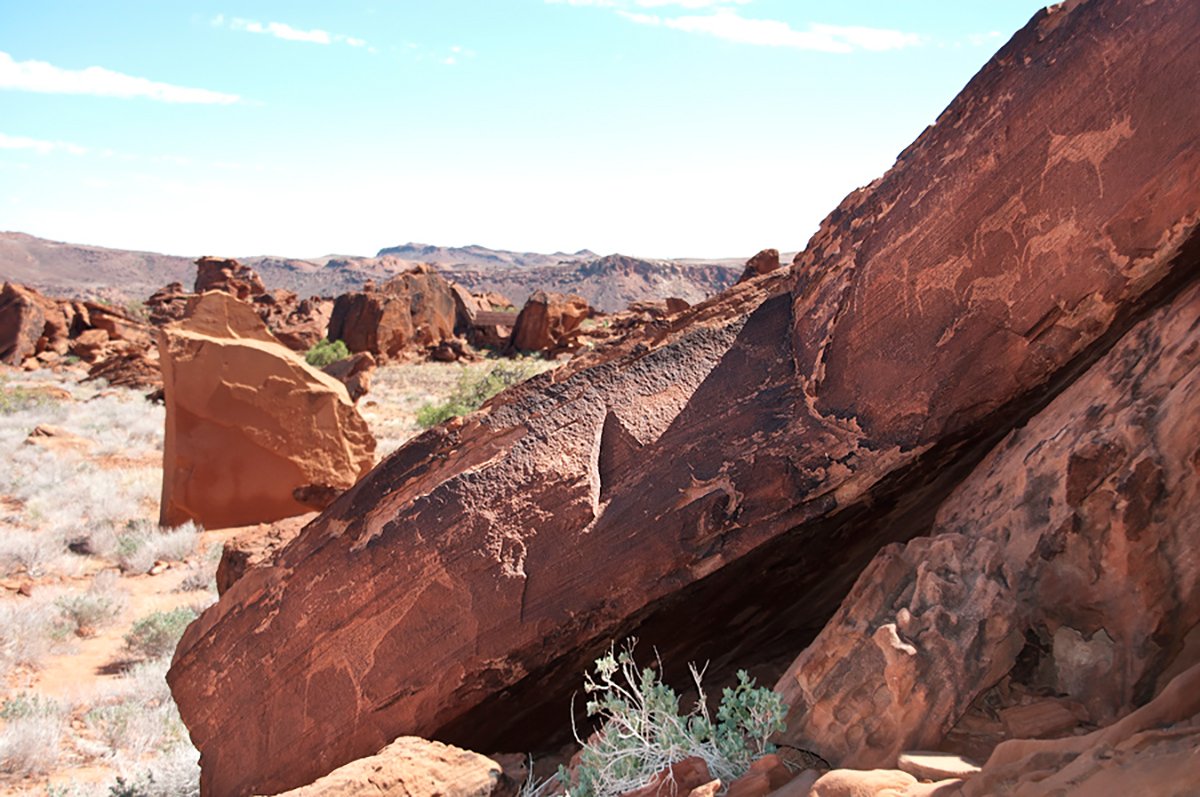 Bradshaw Foundation Rock Art Engraving Engravings Namibia Twyfelfontein /Ui- //aes UNESCO World Heritage Site Africa Rock Art Network RAN