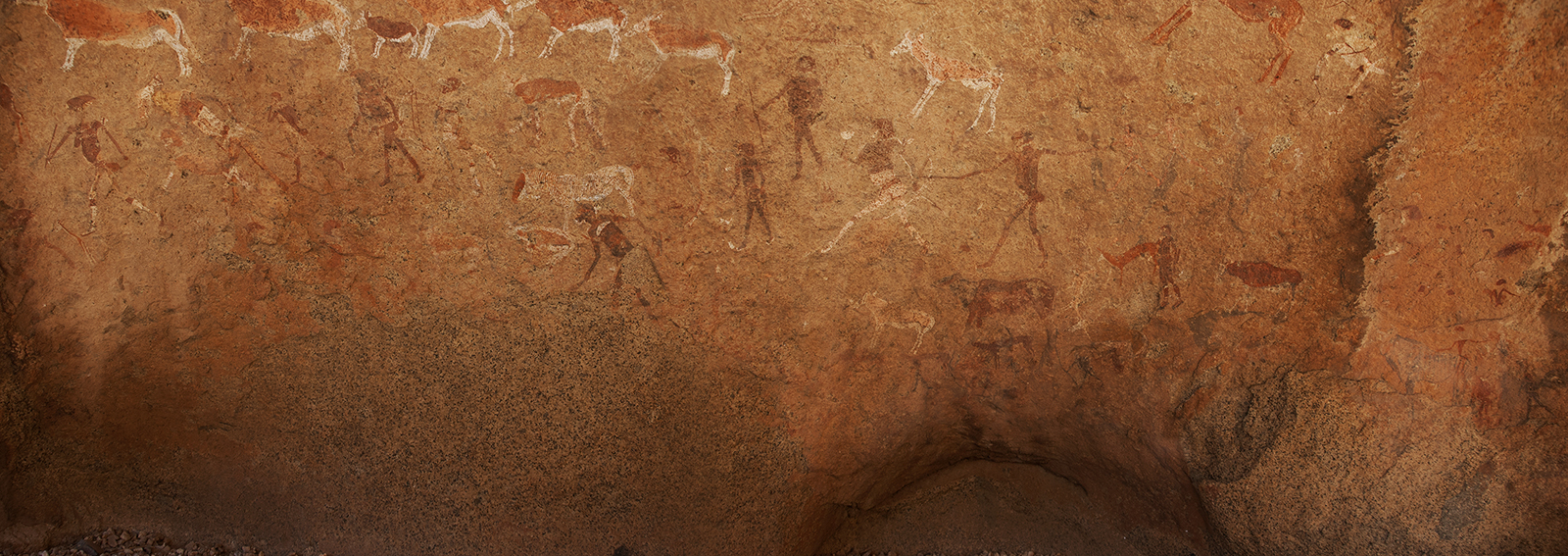 White Lady Rock Art Painting Namibia Africa Archaeology Brandberg Daureb Brandberg Damara Burnt Mountain World Heritage Bradshaw Foundation