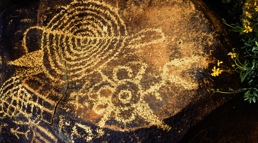 Rock Art Arizona Archaic Style America USA Petroglyphs Pictographs Archaeology Prehistory