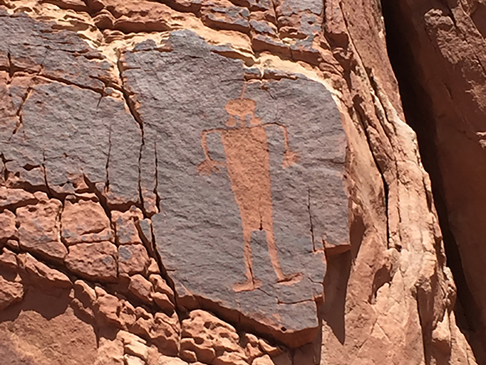 Rock Art Moab Region Utah Petroglyphs Pictographs America USA Archaeology Bradshaw Foundation