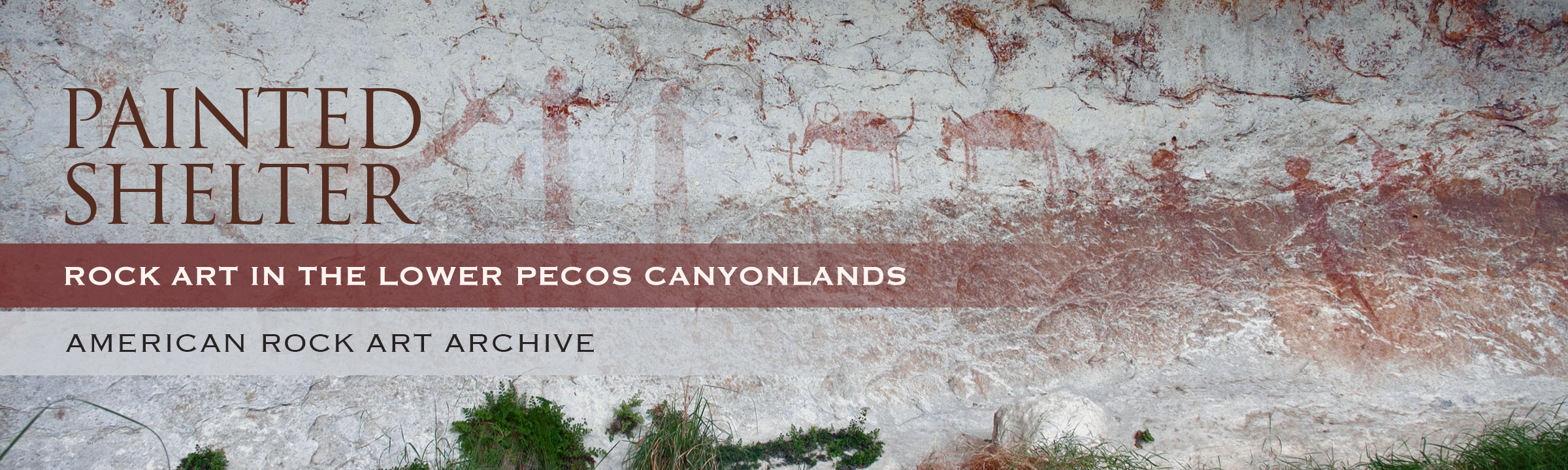 Painted Shelter Lower Pecos Canyonlands Rock Art America Texas United States Petroglyphs Pictographs Archaeology Prehistory Rockart