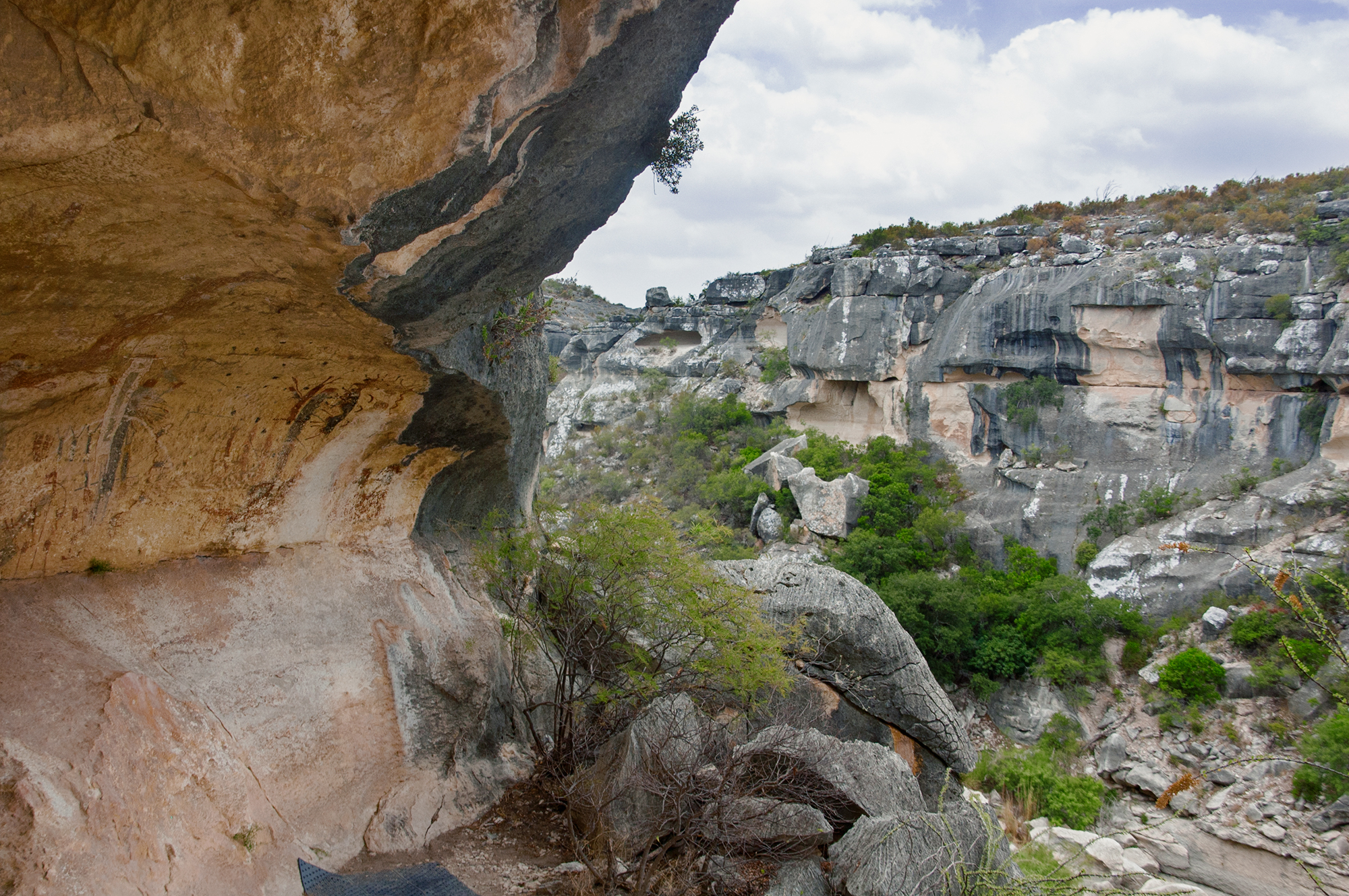 Painted Shelter Lower Pecos Canyonlands Rock Art America Texas United States Petroglyphs Pictographs Archaeology Prehistory Rockart