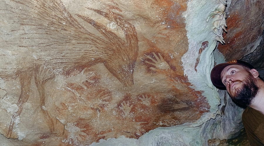 40,000 year old rock art found in Indonesia Bradshaw Foundation