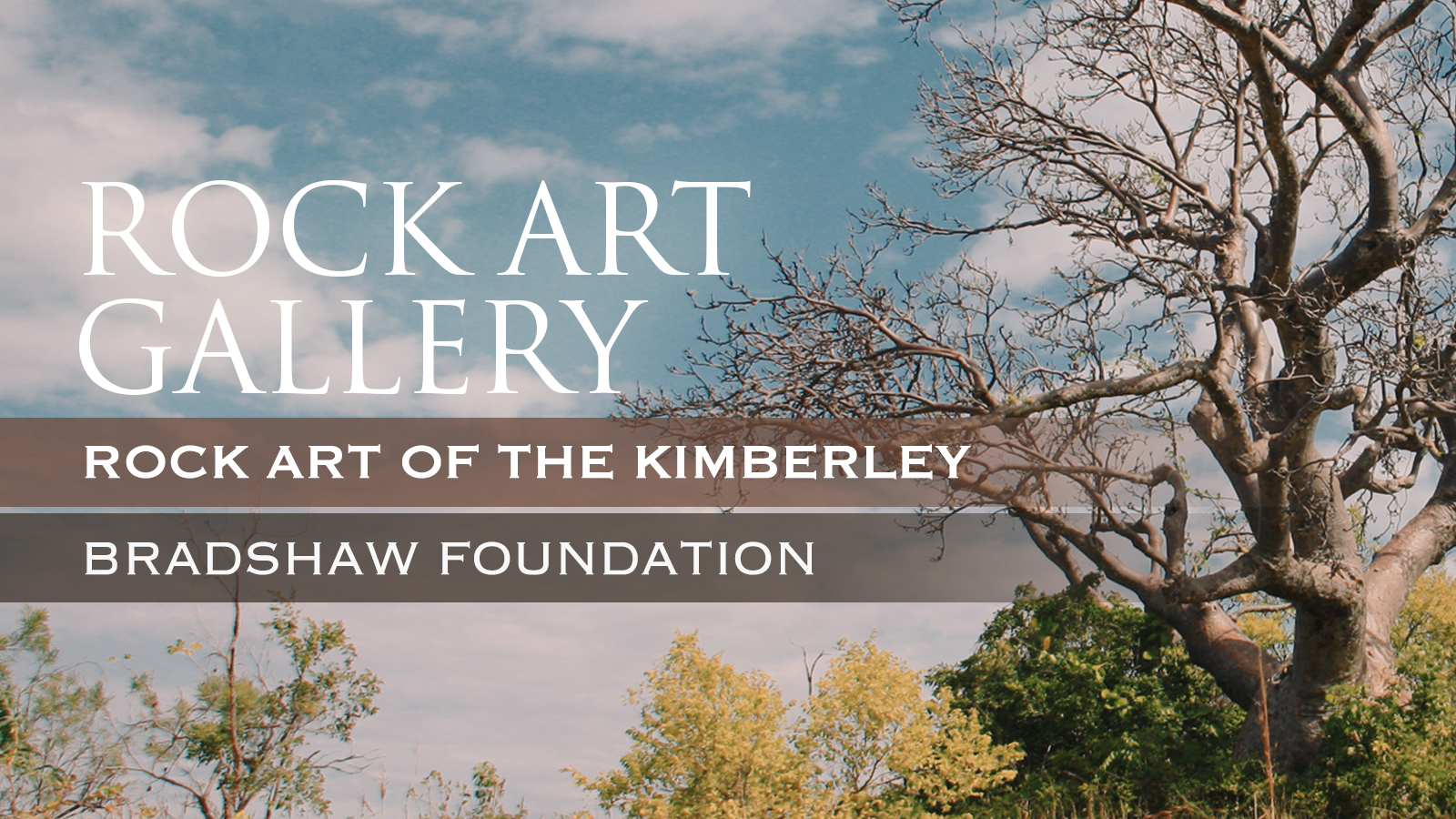 The Rock Art of the Kimberley