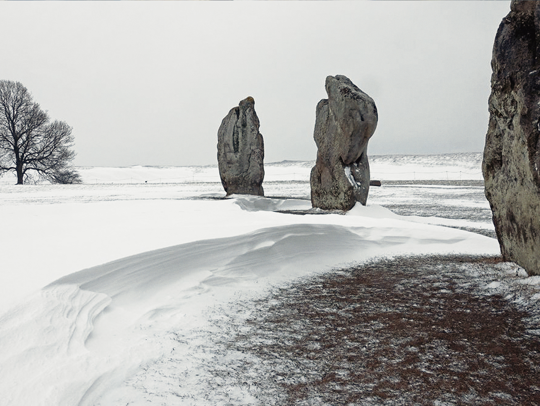 Snow at Avebury