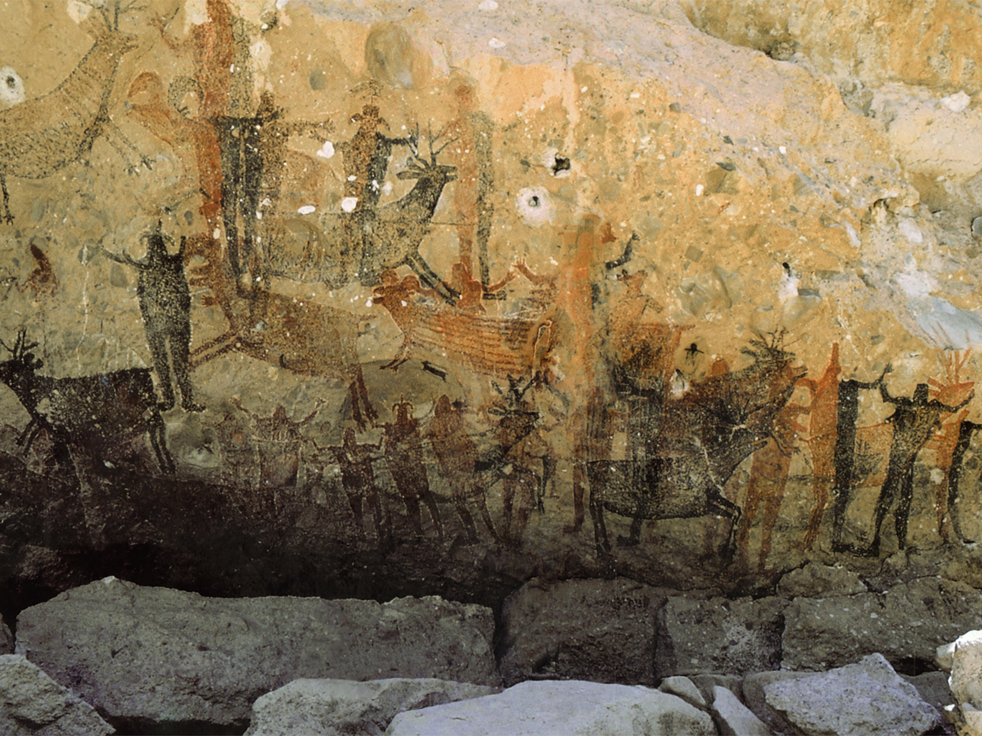 Rock Art Cave Paintings Petroglyphs Pictographs Baja California Mexico Archaeology USA America Bradshaw Foundation