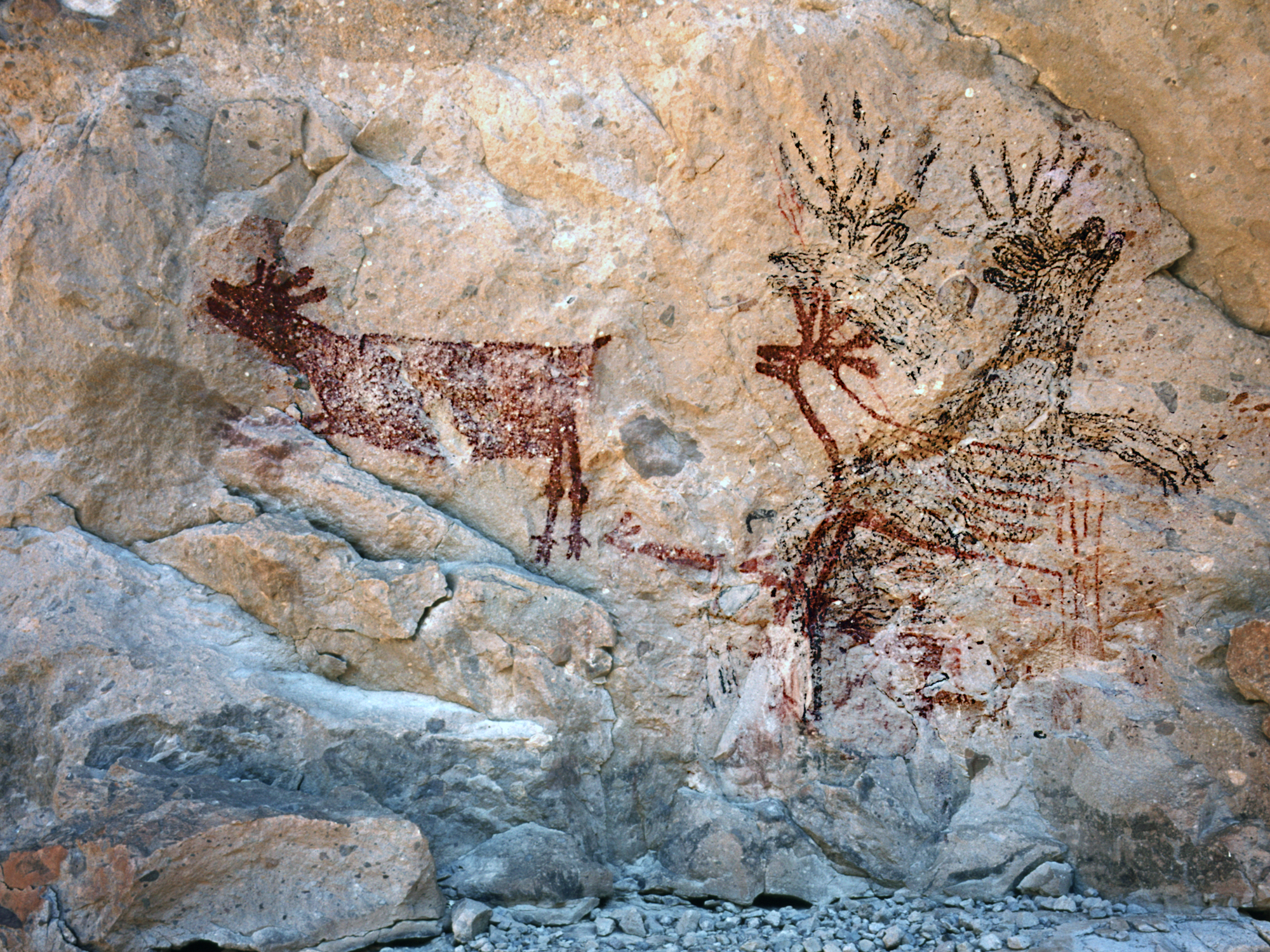 Rock Art Cave Paintings Petroglyphs Pictographs Baja California Mexico Archaeology USA America Bradshaw Foundation