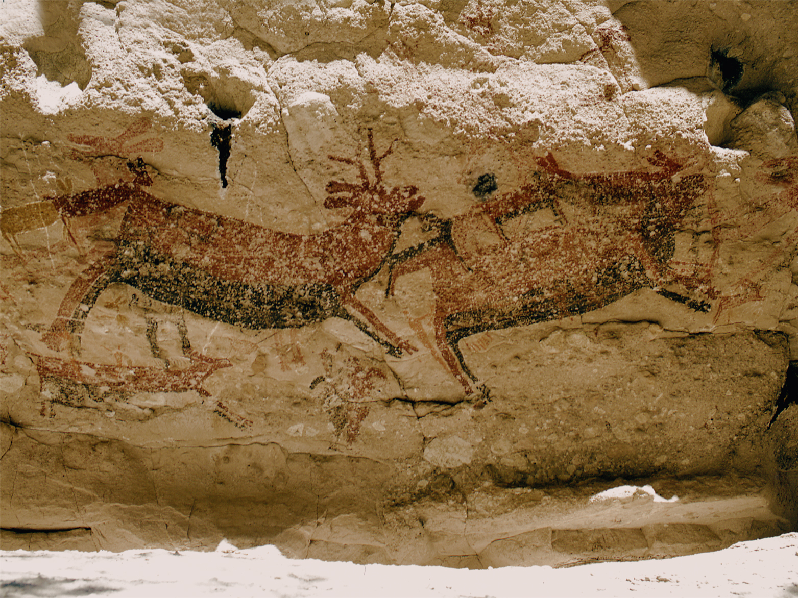 Rock Art Cave Paintings Petroglyphs Pictographs Baja California Mexico Archaeology USA America Bradshaw Foundation