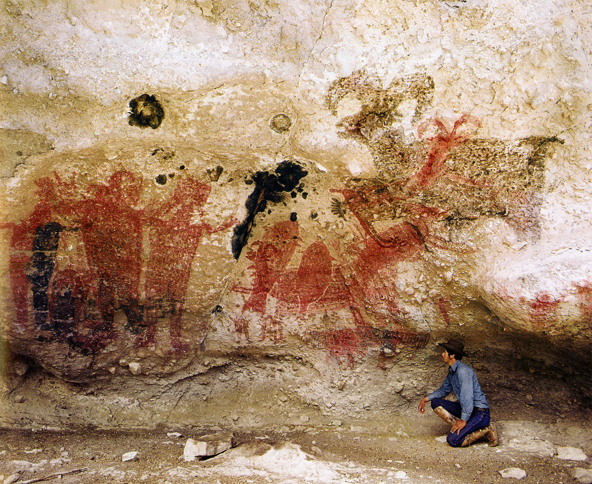 El Enjambre de Hipólito Cave Art Paintings Baja California Peninsula Mexico California