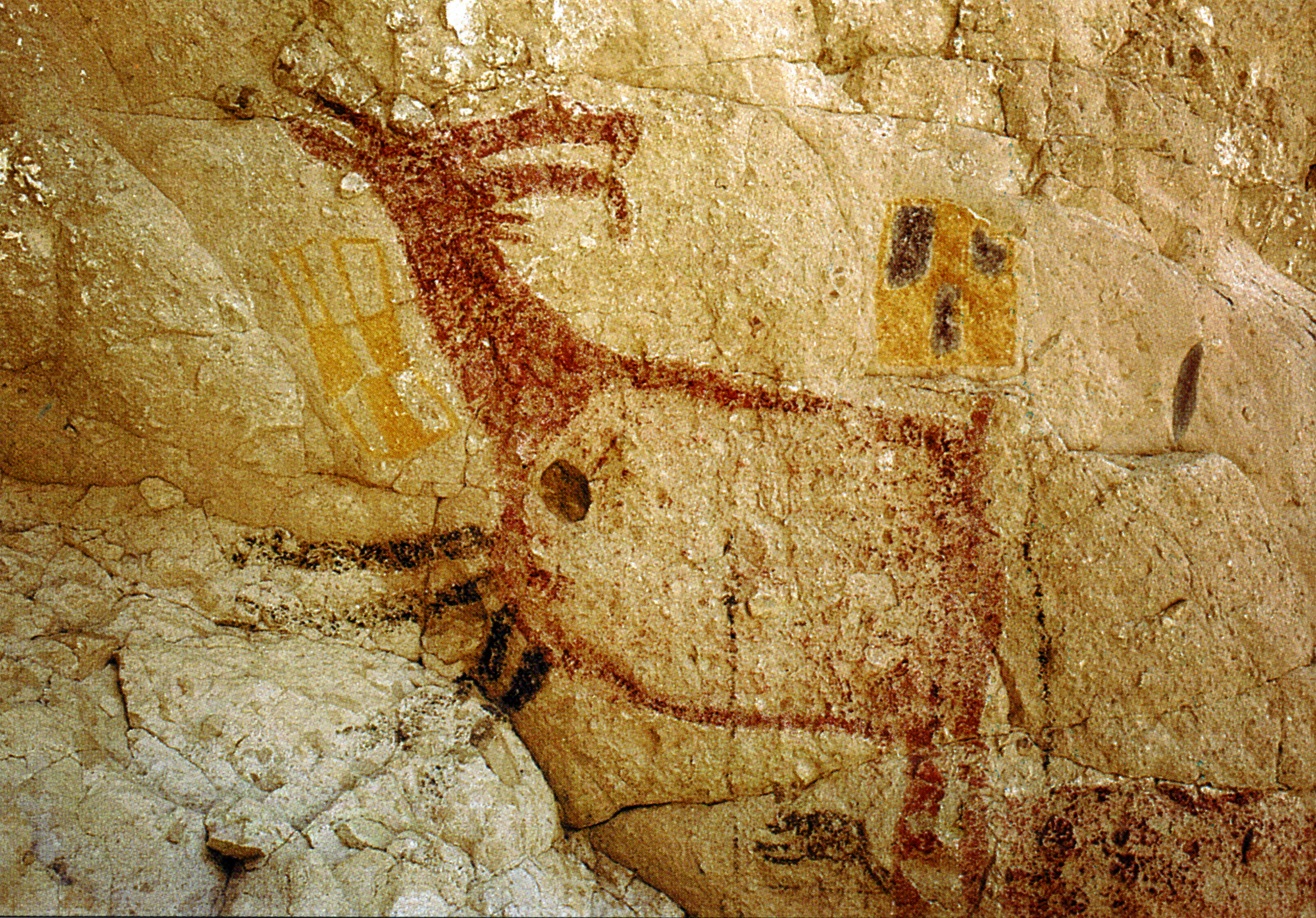 La Candelaria Cave Art Paintings Baja California Peninsula Mexico California