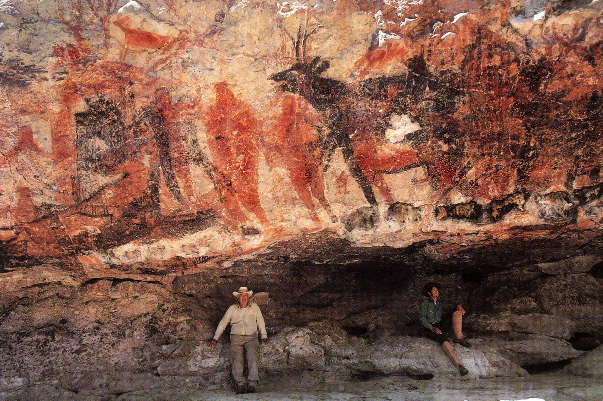San Gregorio Cave Art Paintings Baja California Peninsula Mexico California
