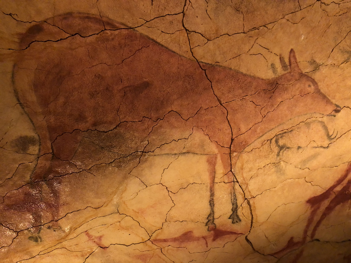 Prehistoric Altamira Cave Paintings Spain life prehistoric times Palaeolithic religious rituals