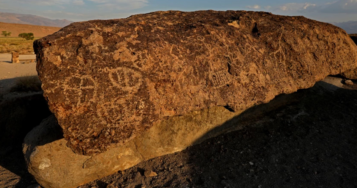 Caltech sacred Native American petroglyph site Bishop California Fish Slough