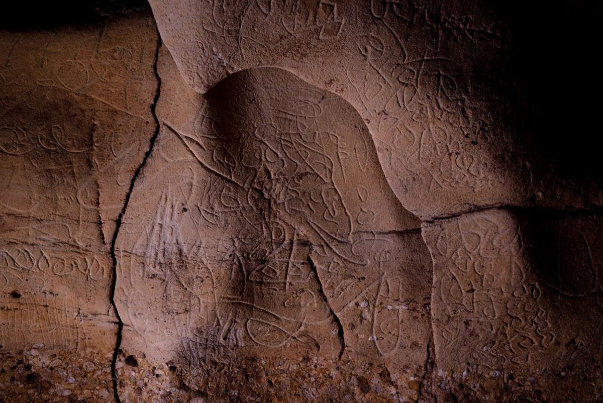 Experts discover trove 15,000 year animal carvings Spanish cave discovery prehistoric Palaeolithic